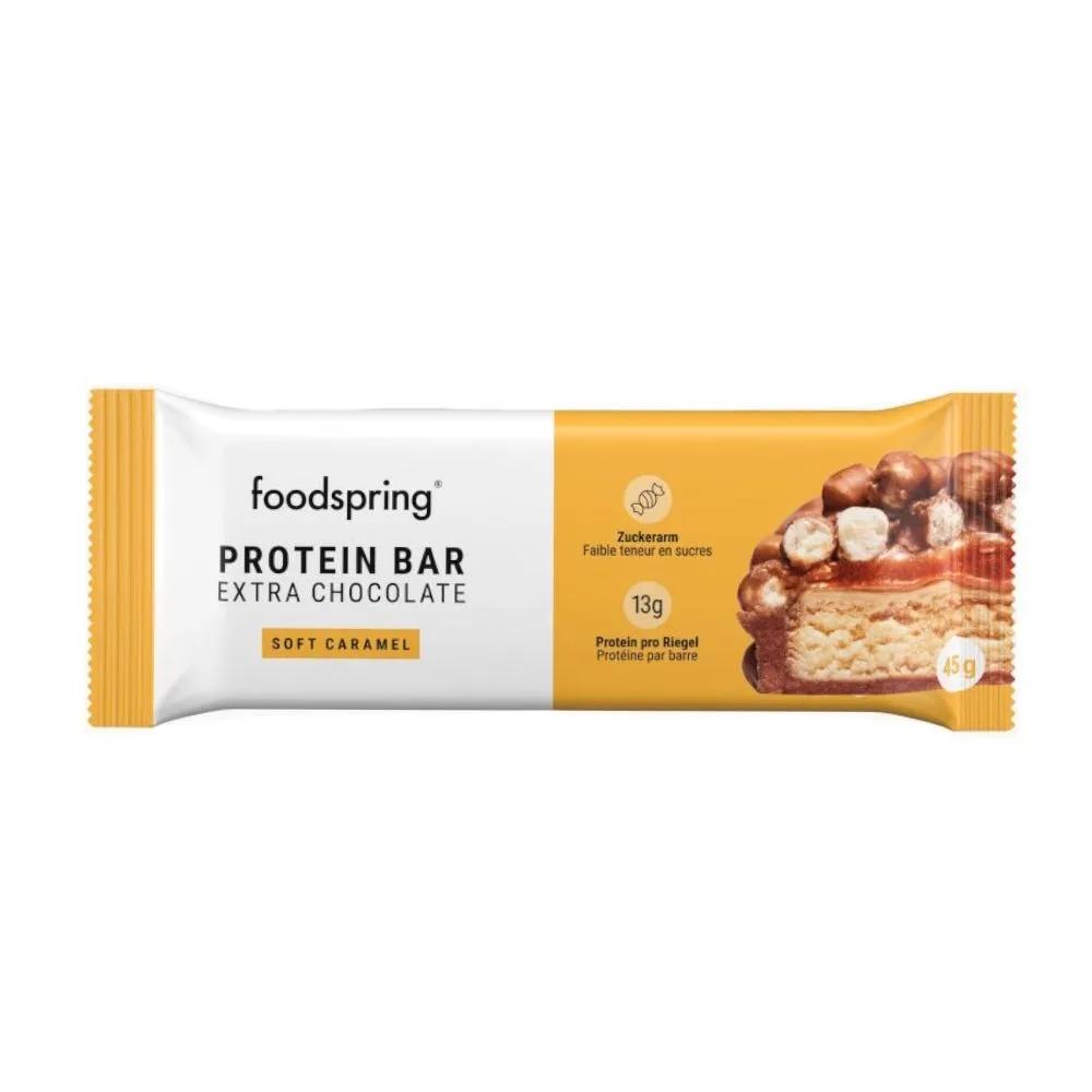 Foodspring Protein Bar Extra Chocolate Soft Caramel 45g