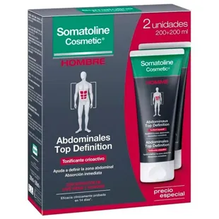 Somatoline Hombre Top Definition 2x200 ml
