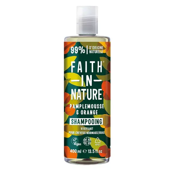 Faith In Nature Shampoing Naturel Pamplemousse & Orange 400ml