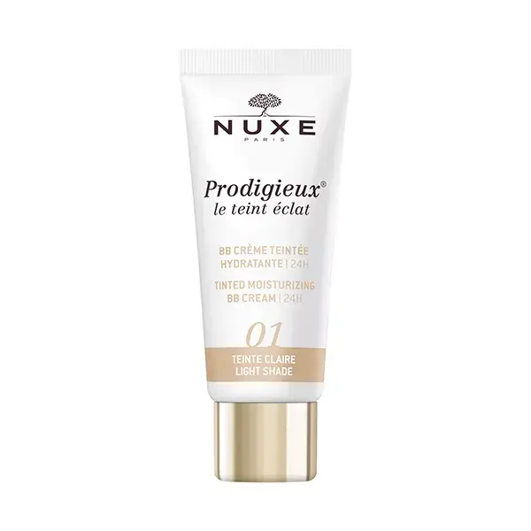 Nuxe Prodigieux® Le Teint Éclat BB Crema Tinta Idratante 24h Tinta Chiara 30ml  