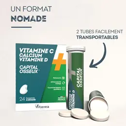 Vitavea Vitamine C + Calcium + Vitamine D  24 comprimés à croquer