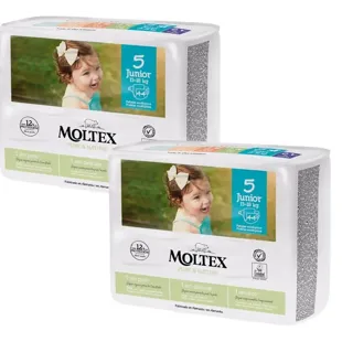 Moltex Pure&amp;Nature Diapers Size 5 Junior (13-18 Kg) 2x44 units
