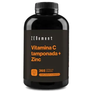 ZENement Vitamina C Tamponada + Zinco 365 Cápsulas Veganas