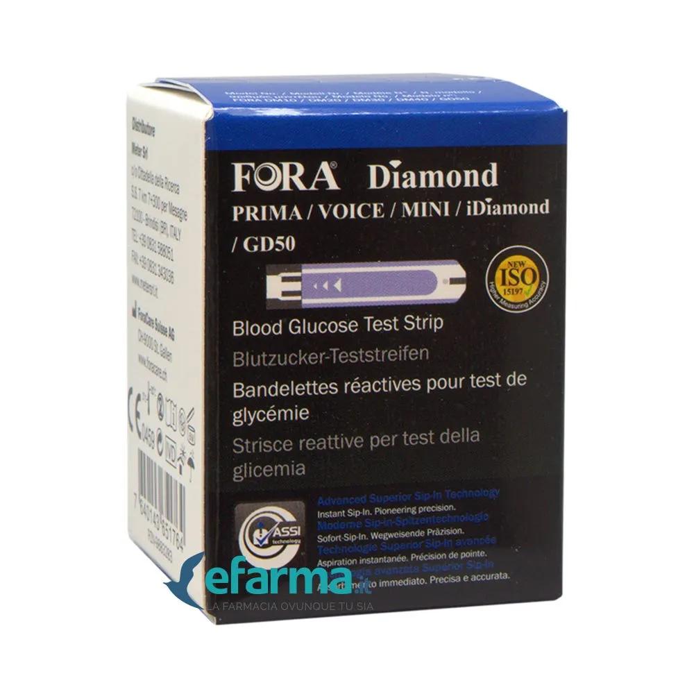 Fora Diamond GD50 Strisce Reattive Glicemia 50 Pezzi