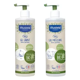 Mustela Bio Hygiene Pack – Gel detergente e acqua micellare 400 ml