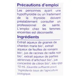 Nat & Form Ampoules Draineur Hépatique Bio 20 ampoules