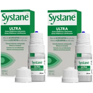 Systane Ultra Gouttes oculaires lubrifiantes 2 x 10 ml