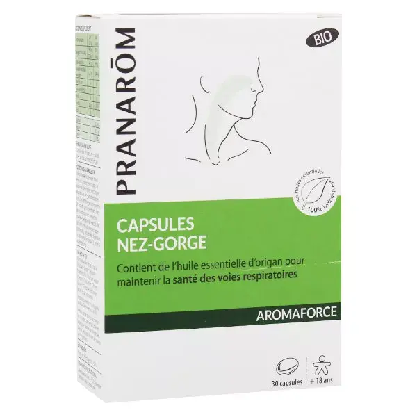 Pranarom Aromaforce Nez Gorge Bio 30 capsules