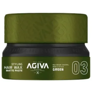 Agiva Hair Styling Wax Matte Paste Green 03 155 ml