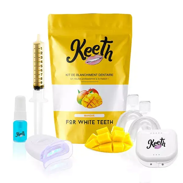 Keeth Kit de Blanchiment Dentaire Saveur Mangue