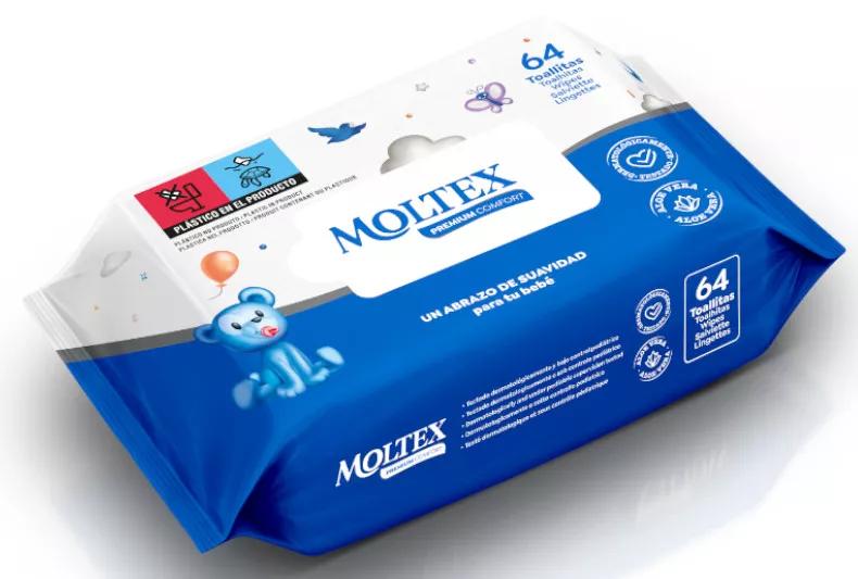 Moltex Toalhitas Premium Confort 64 uds