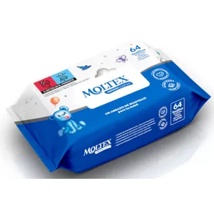 Lenços umedecidos Moltex Premium Comfort 64 unidades