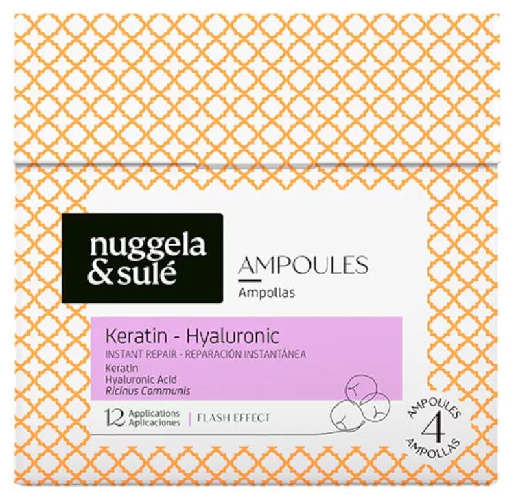 Nuggela & Sulé Ampoule de Kératine Hyaluronique 4x10 ml