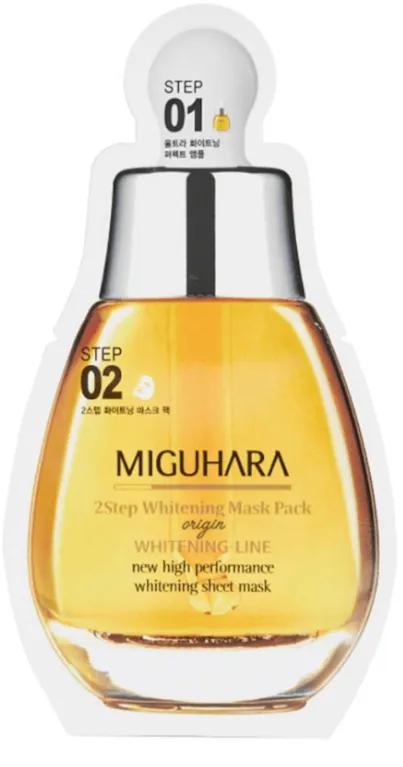 Miguhara 2 Step Whitening Mask Pack Origin 1 unit