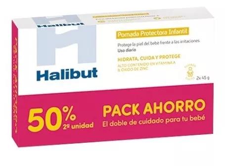 Halibut DermoH Pomada Pañal Protectora 2x45 gr