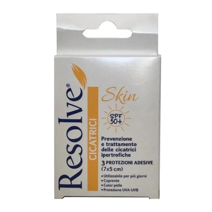 Resolve Cicatrici Skin SPF50+ 3 Protezioni Adesive Da 7x5cm