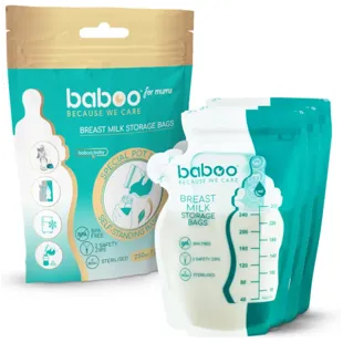 Baboo Bolsas de Almacenamiento de Leche Materna 25 uds