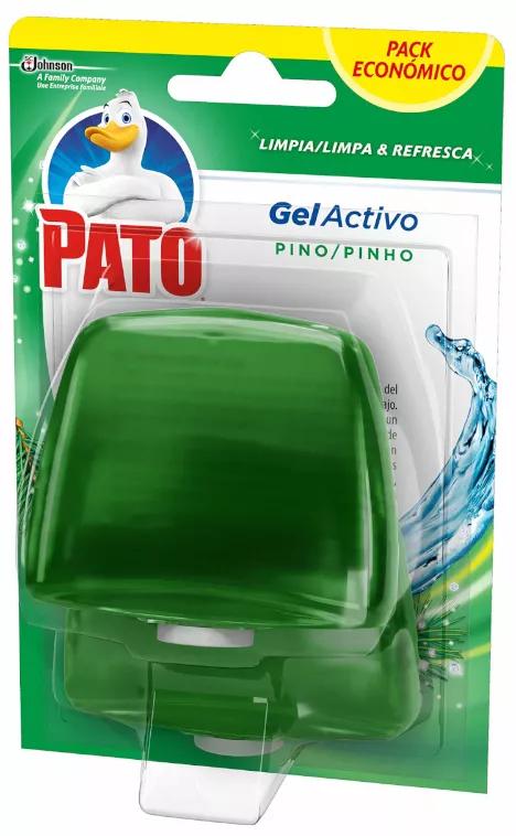 Gel WC desinfectante acción total océano Pato pack de 2 unidades