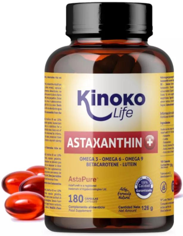 Kinoko Life Astaxantina Plus 180 Cápsulas