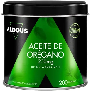 Aldous Bio Oregano Oil 200 mg 80% Carvacrol 200 Softgels