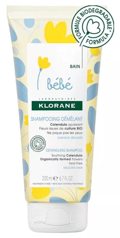 Klorane Bébé Shampooing Démêlant au Calendula 200 ml