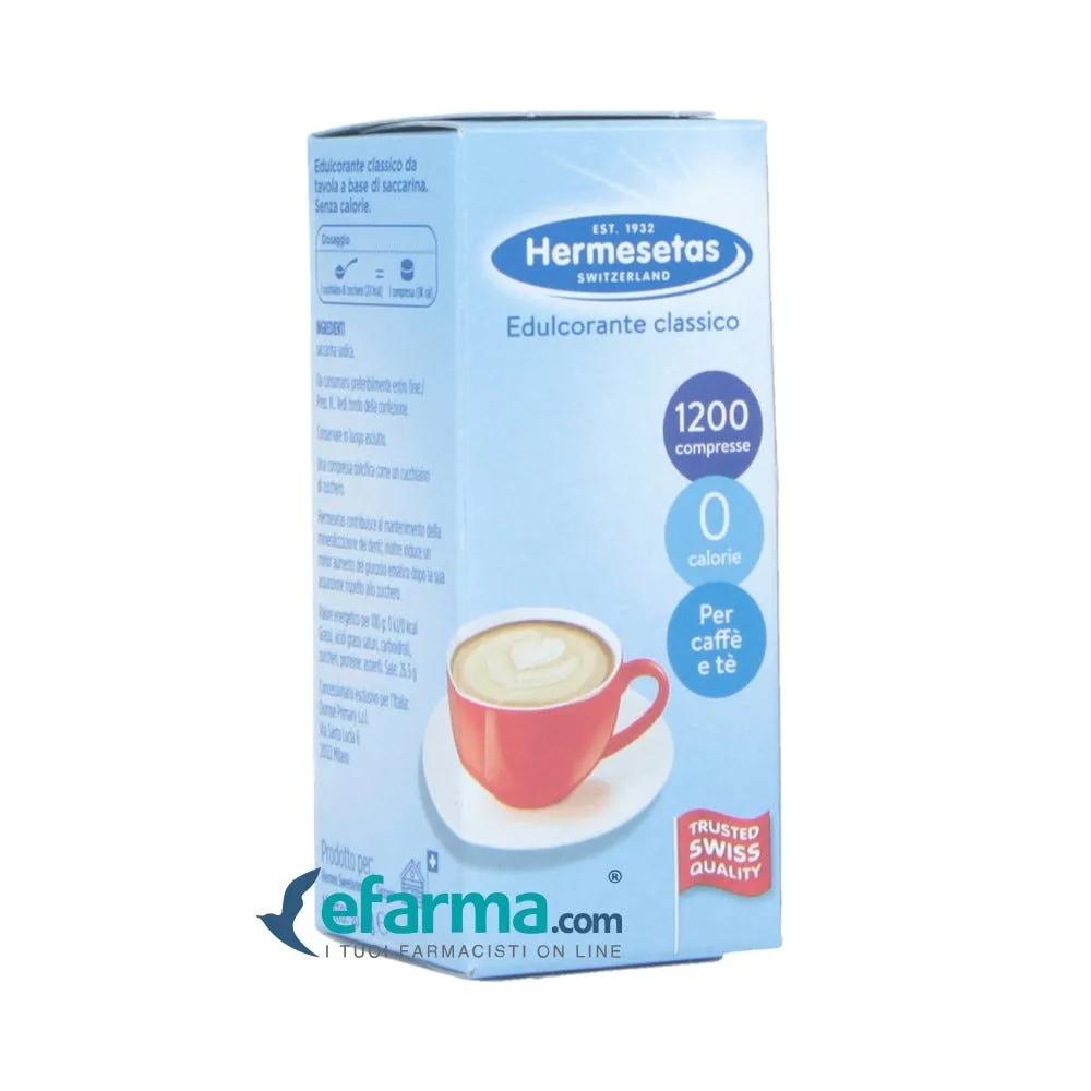 Hermesetas Original Dolcificante Classico Acalorico 1200 Compresse