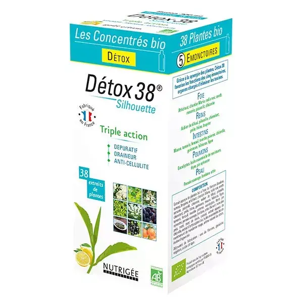 Nutrigée Bebida Detox 38 Plantas Silueta 300ml