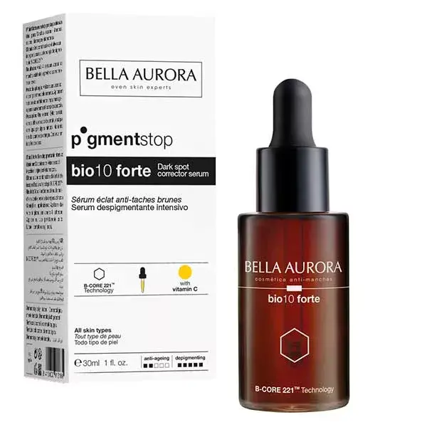 Bella Aurora Pigment Stop Bio10 Sérum Eclat Anti-Taches Brunes 30ml