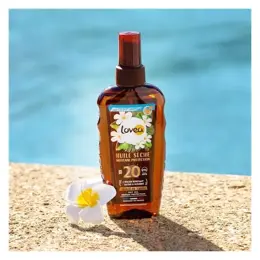 Lovea Solaire Huile Sèche Monoï de Tahiti SPF20 150ml