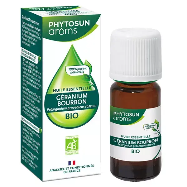 Phytosun Arôms Huile Essentielle Géranium Bourbon Bio 10ml