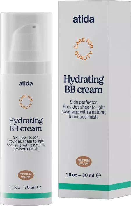 Atida BB Cream Crema Hidratante con Color Medio Cálido 30 ml