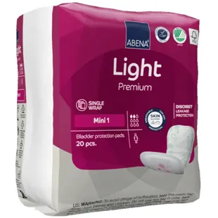Abena Light Mini 1 Incontinência 20 unidades