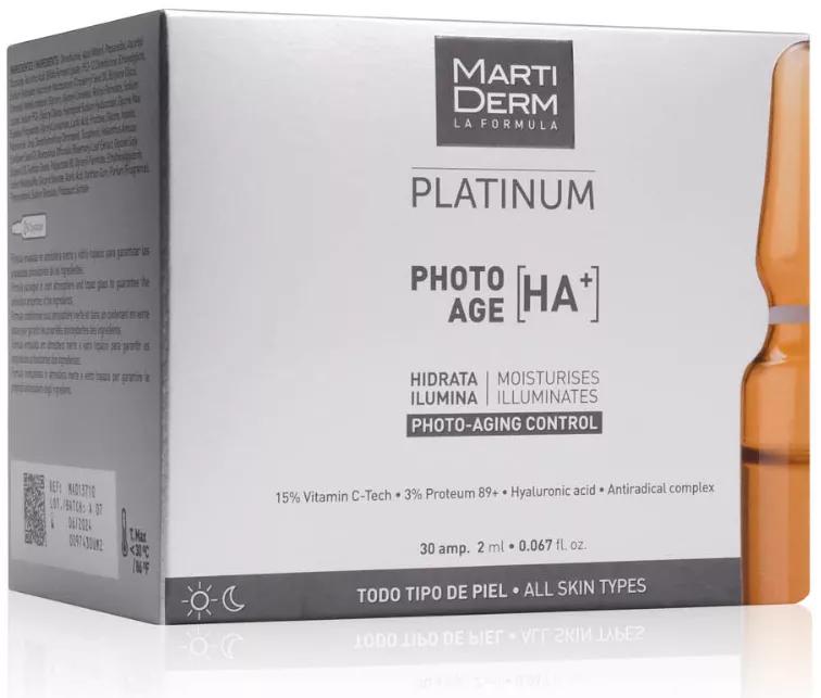 MartiDerm Platinum Photo Age HA 30 Ampollas