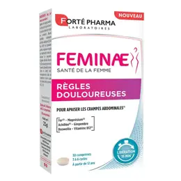 Forté Pharma Feminae Règles Douloureuses Cycle menstruel Achillée 30 comprimés