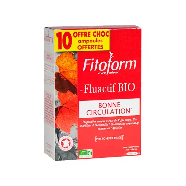 Fitoform Fluactif Bio Integratore Alimentare 20 fialette +10 Offerte