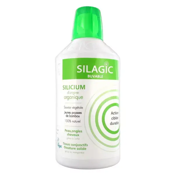 Silagic Silicium d'Origine Organique Source Végétale 1L