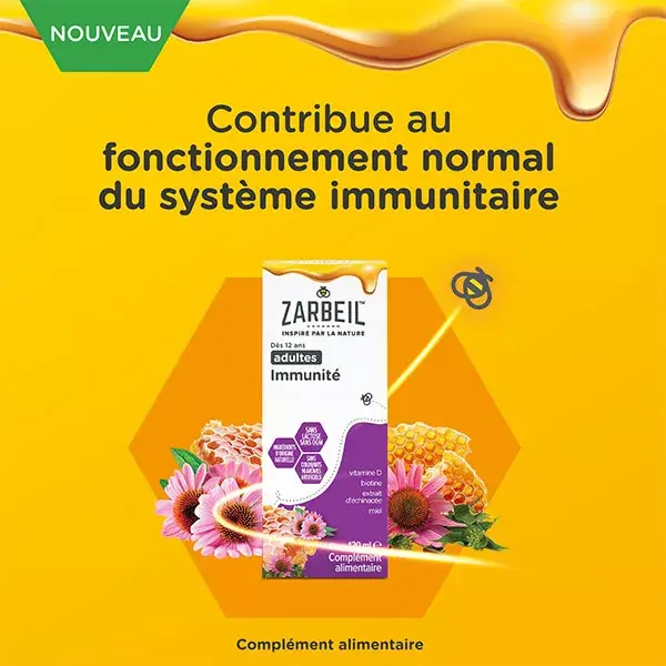 Zarbeil® Sirop Adultes Immunité Flacon 120 ml