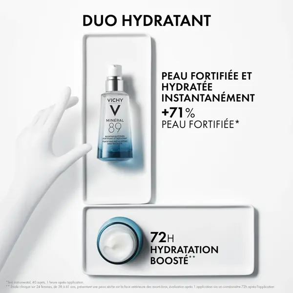 Vichy Routine Hydratation Minéral 89 Booster 30ml & Minéral 89 Crème Légère 50ml