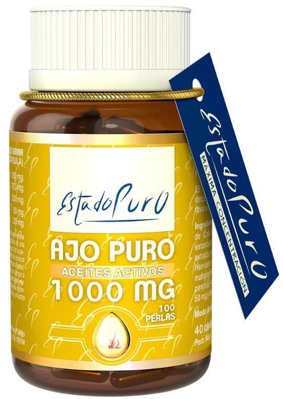 État pur Ail pur 1000 mg 100 perles