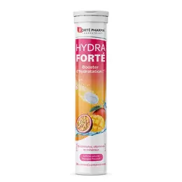 Forté Pharma HydraForté Hydratation Mangue Passion Electrolytes Vitamines 24cp