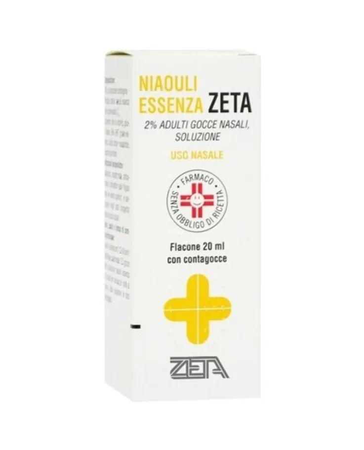 Niaouli Essenza 2%  Zeta Gocce Nasali Adulti 20 Gr