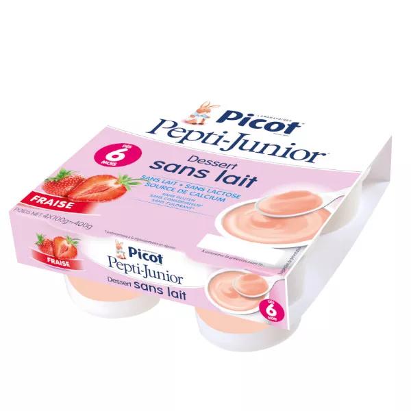 Picot Mon 1er Dessert senza Latte Fragola +6m 4 x 100g