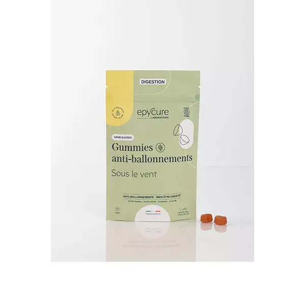 Epycure Digestion Gummies anti-ballonnements sans sucres x60