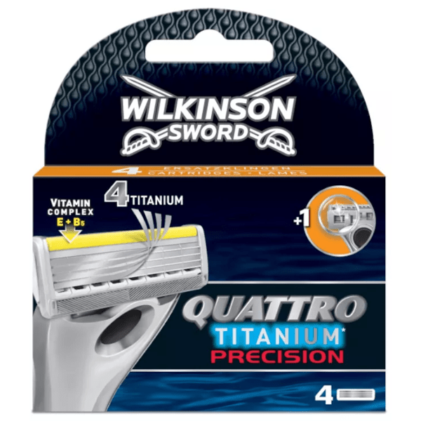 Wilkinson Sword Quattro Titanium Precision 4 navullingen