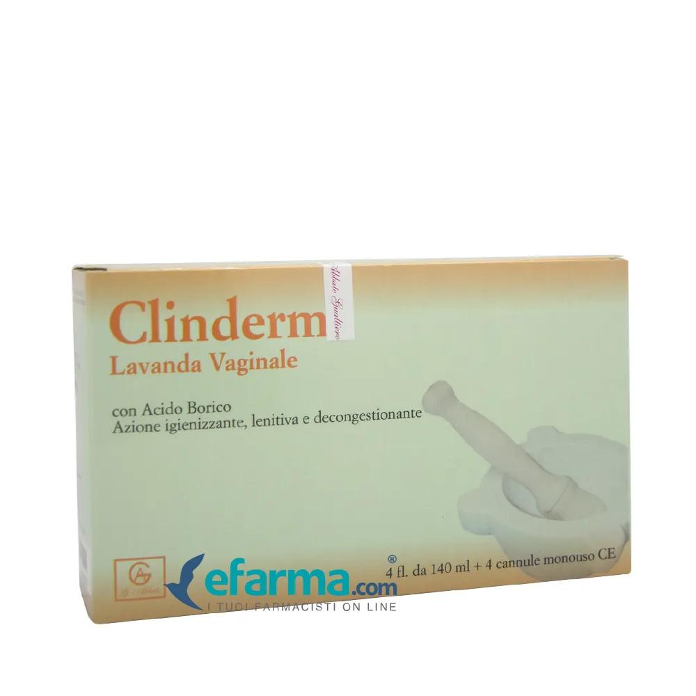 Clinderm Lavanda Vaginale 4 Flaconcini da 140 ml