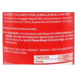 Superdiet Ginseng Bio 150 gélules