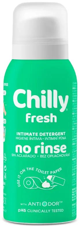 Mousse Hygiène Intime Chilly Fresh sans Rinçage 100 ml
