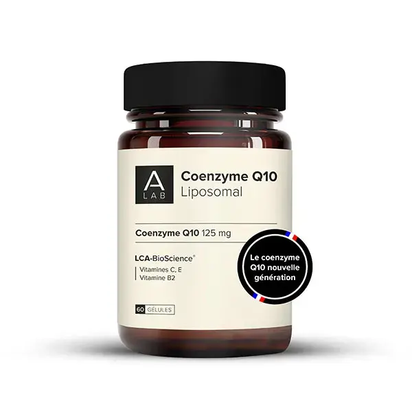 A-Lab Coenzyme Q10 Liposomale - Antioxydant, Anti-Age, Santé Cardiovalsculaire - 60 gélules