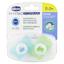 Chicco Physio Forma Chupete de Silicona Fisiológico Micro Pack de 2 Dragón Corona (0-2 meses)