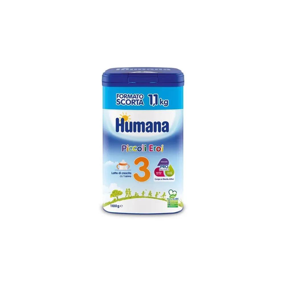 Humana 3 Probalance Latte Di Crescita Polvere Dall'anno ai Due Anni di Vita 1100 g